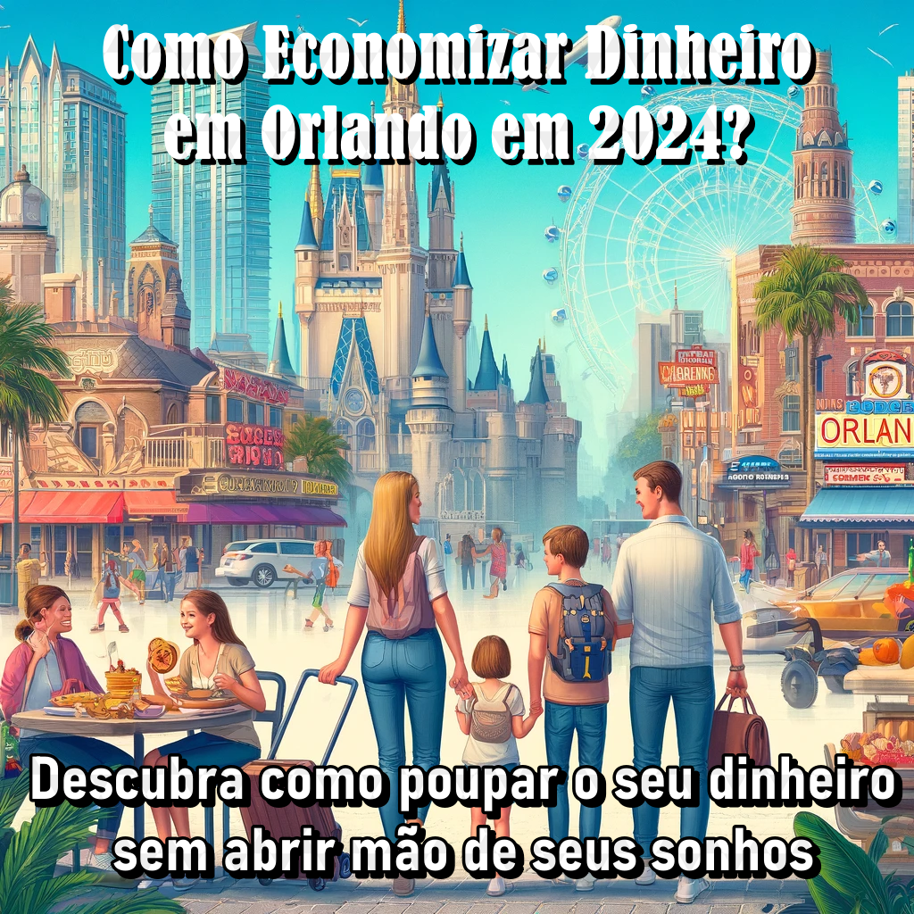 Guia Digital Como Economizar Dinheiro em Orlando em 2024